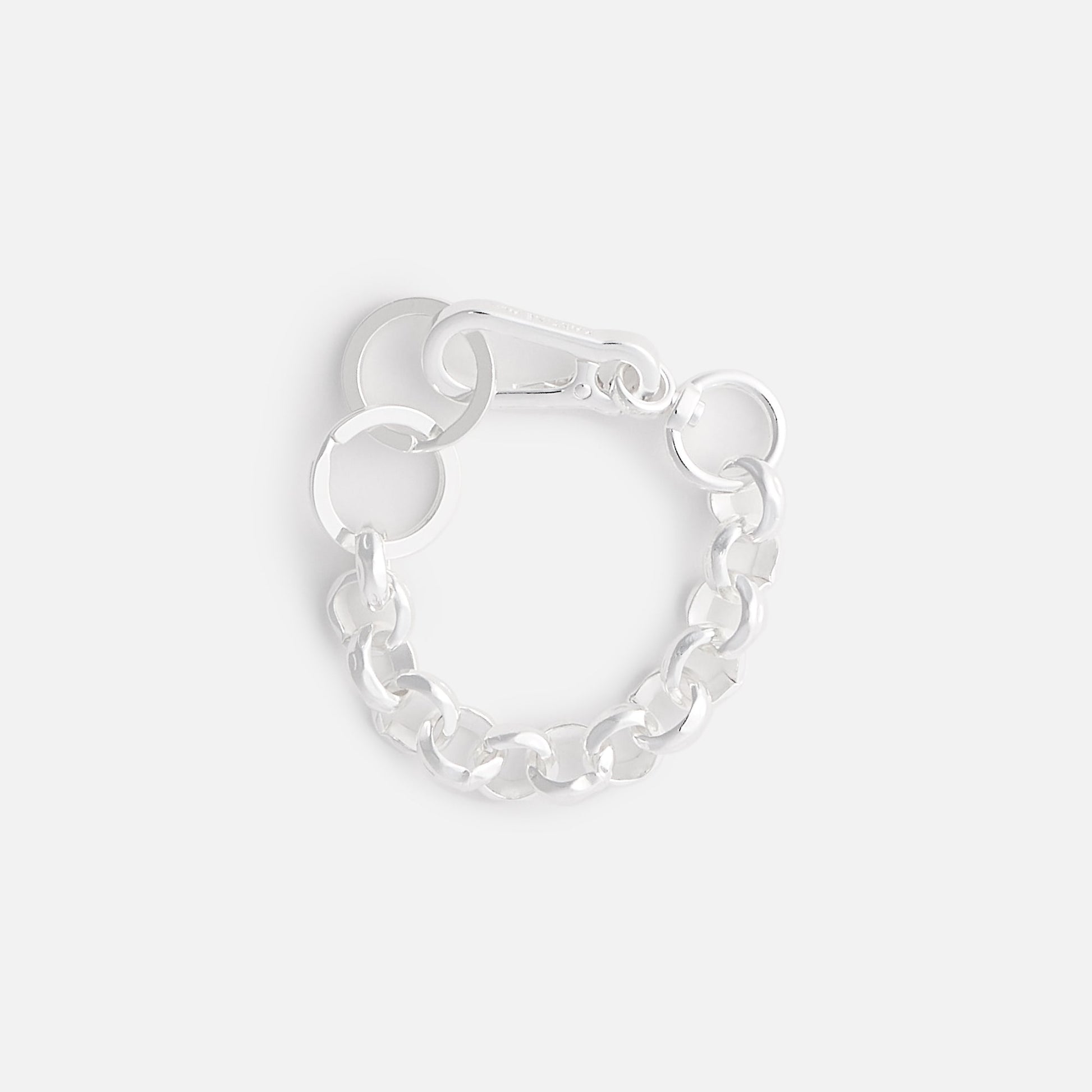 Men Kith Martine Ali Rolo Hardware Bracelet - Silver