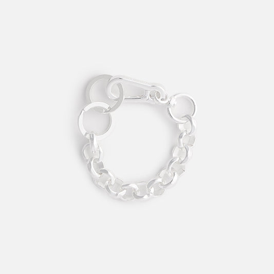 Men Kith Martine Ali Rolo Hardware Bracelet - Silver