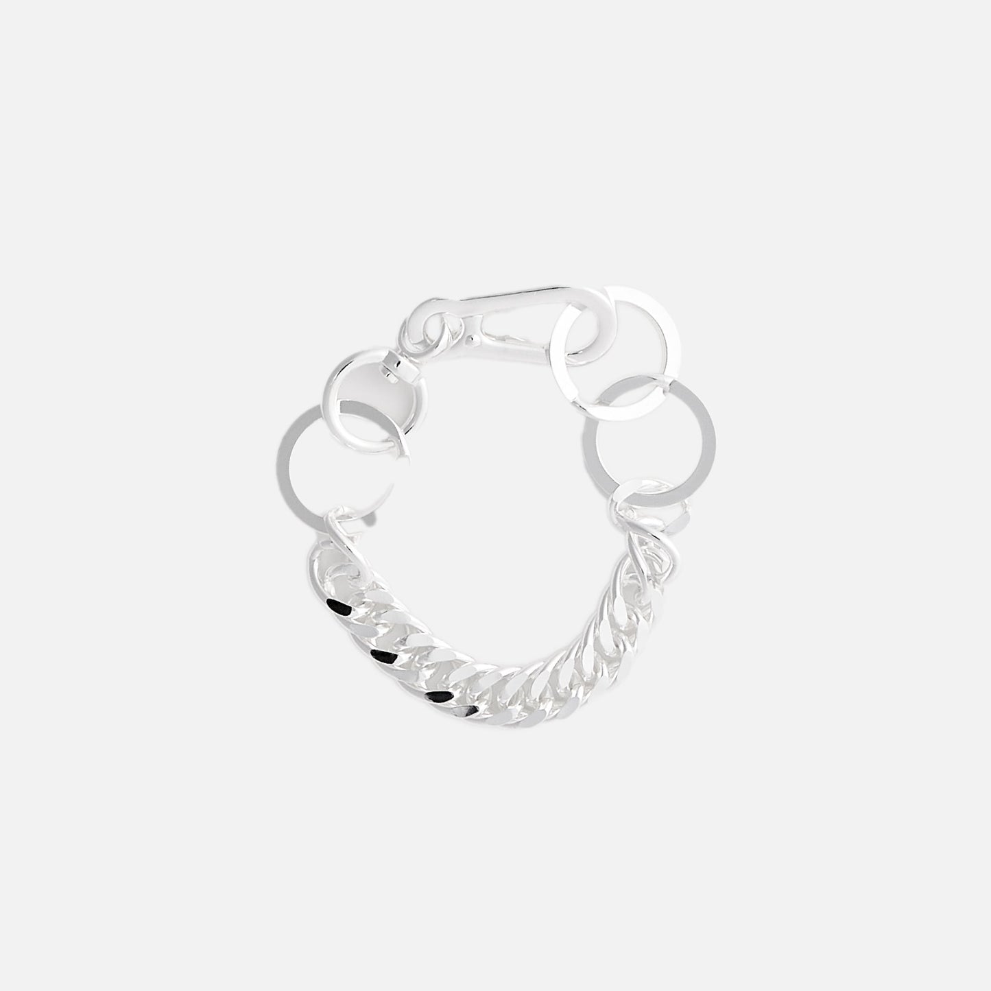 Men Kith Martine Ali Twin Link Hardware Bracelet - Silver