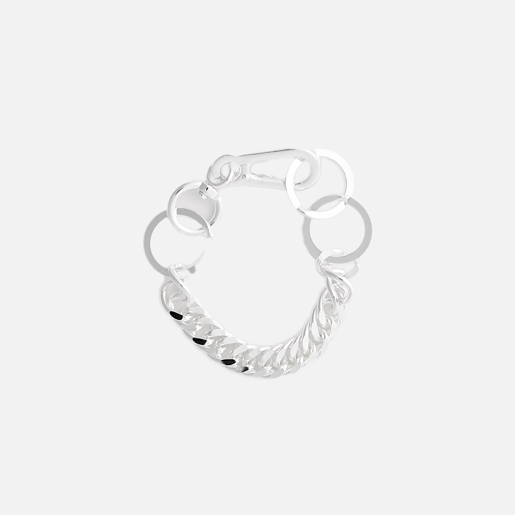 Men Kith Martine Ali Twin Link Hardware Bracelet - Silver