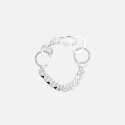 Men Kith Martine Ali Twin Link Hardware Bracelet - Silver