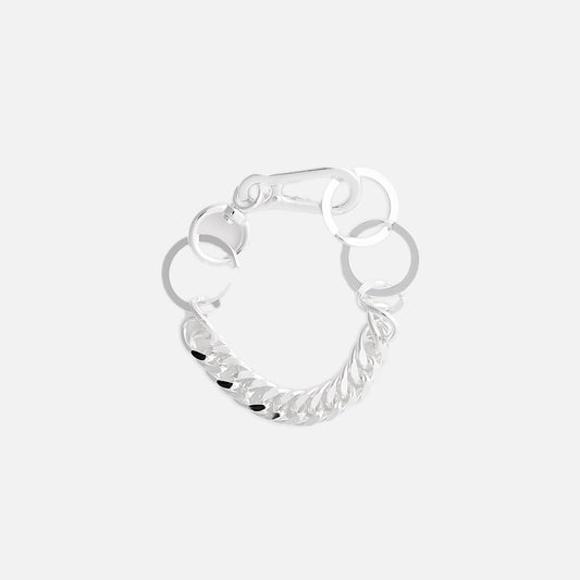 Men Kith Martine Ali Twin Link Hardware Bracelet - Silver