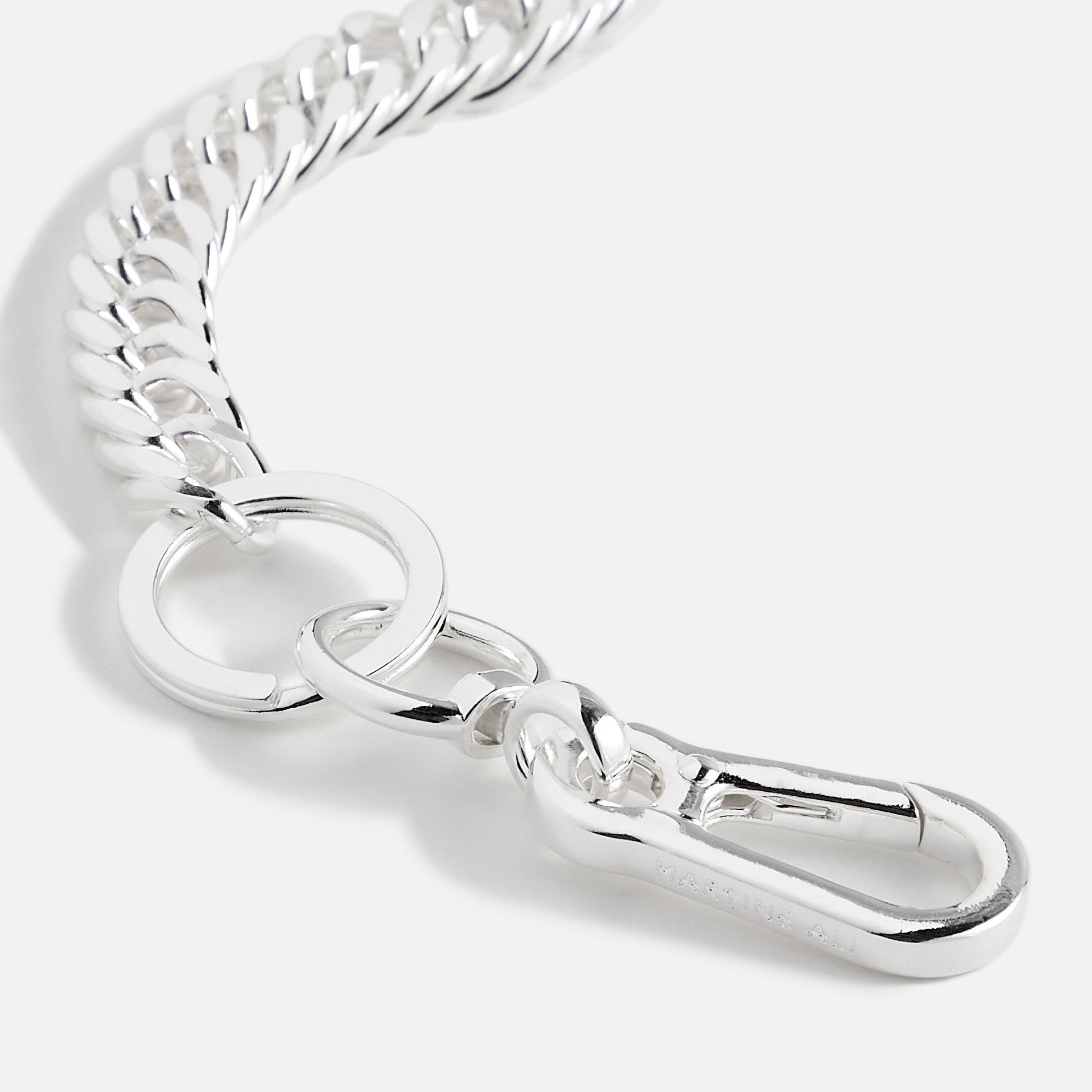 Men Kith Martine Ali Twin Link Hardware Bracelet - Silver