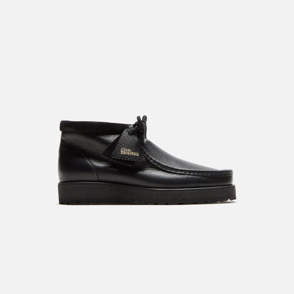 Men Kith Clarks Wallabee Scout - Black Leather