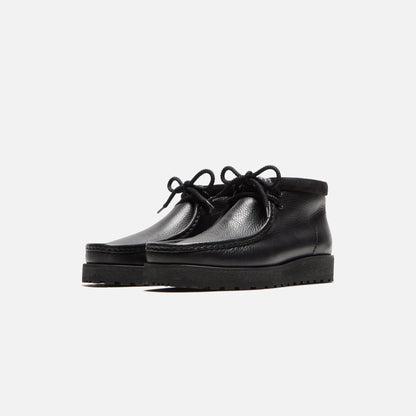 Men Kith Clarks Wallabee Scout - Black Leather