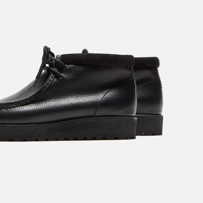 Men Kith Clarks Wallabee Scout - Black Leather