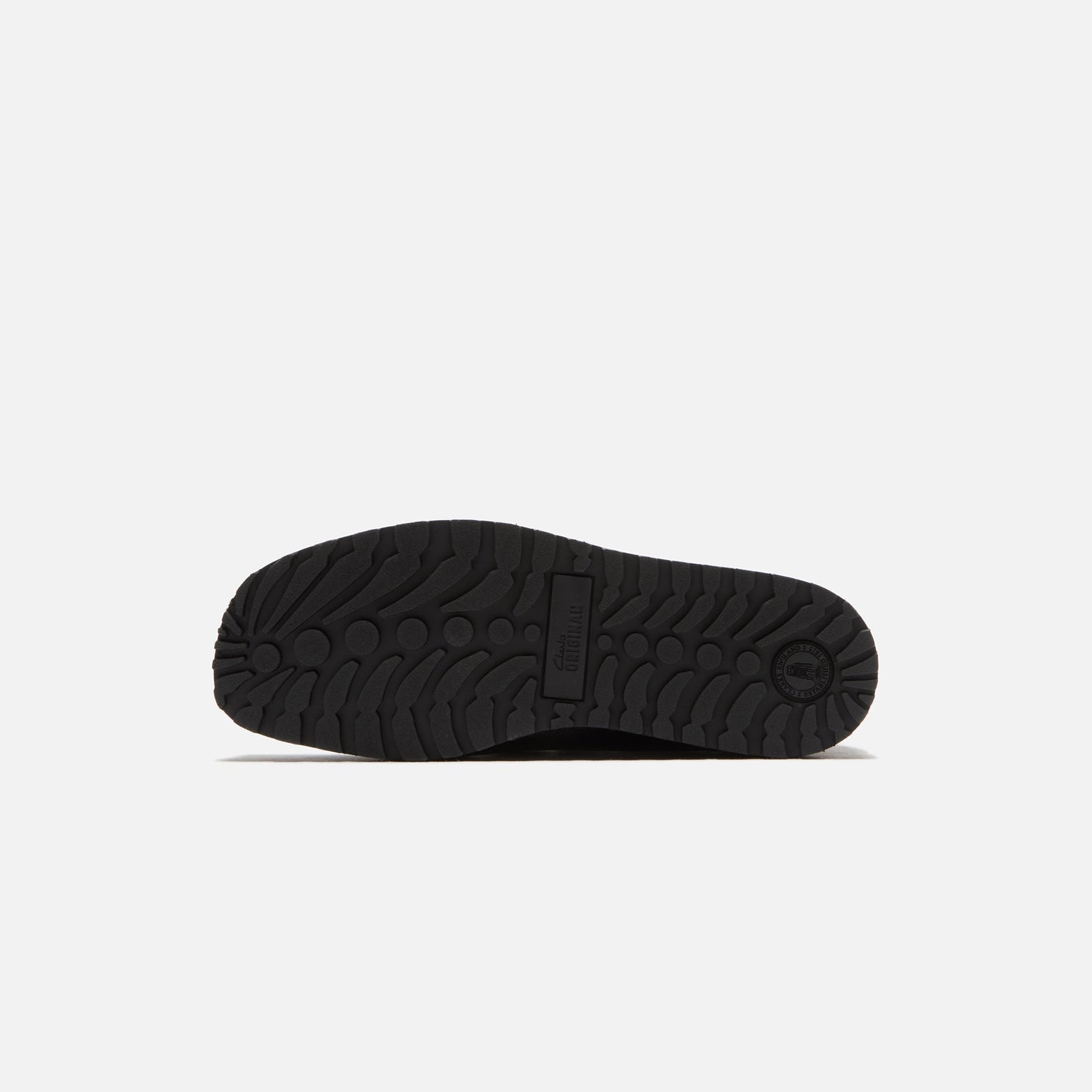 Men Kith Clarks Wallabee Scout - Black Leather
