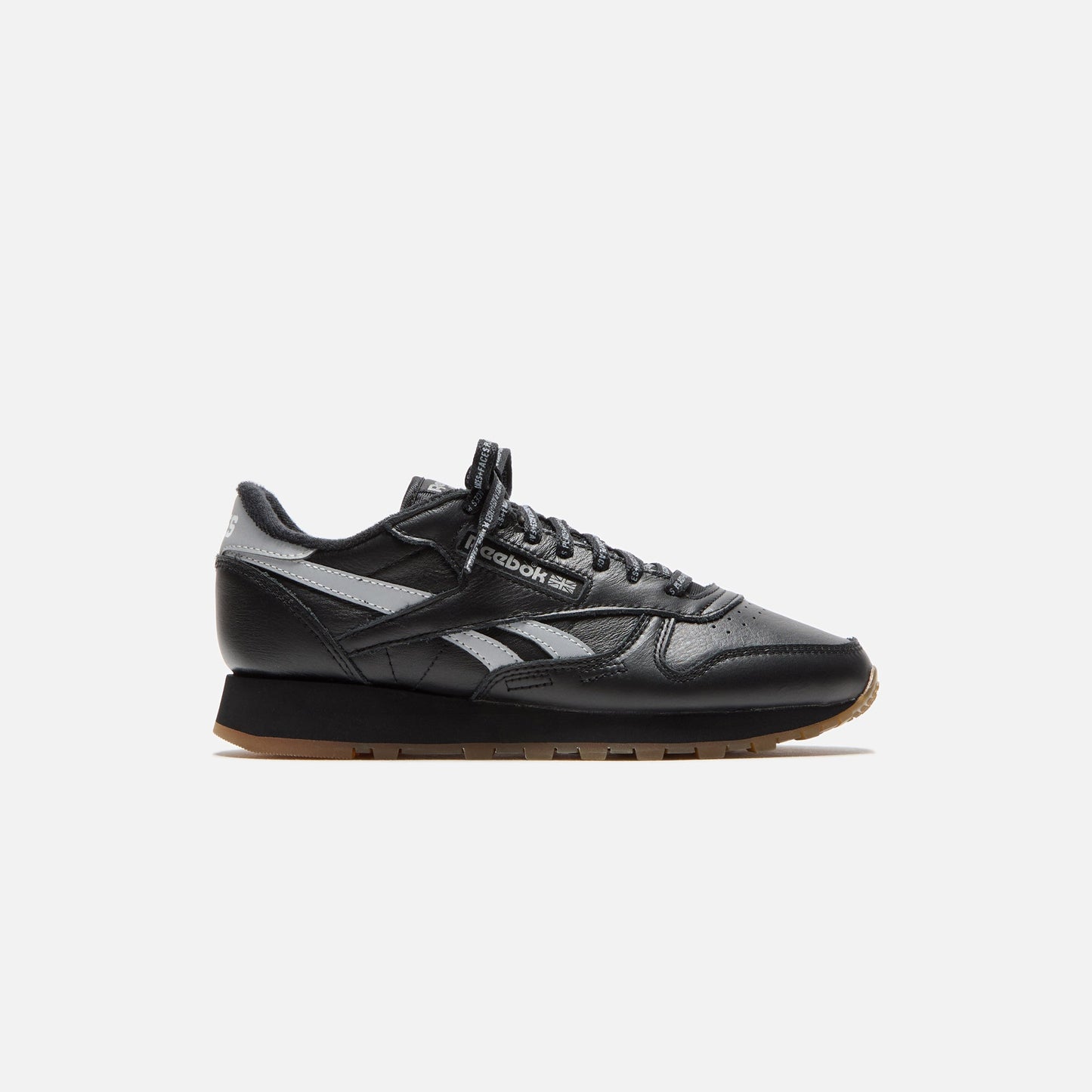 Men|Women Kith Reebok x Place+Faces Classic Leather - Black / Silver