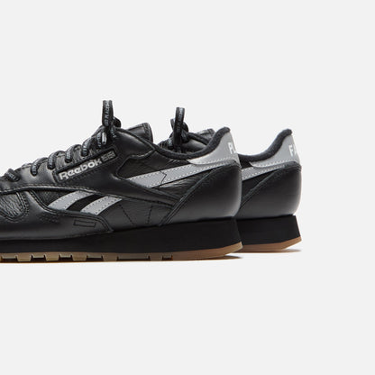 Men|Women Kith Reebok x Place+Faces Classic Leather - Black / Silver