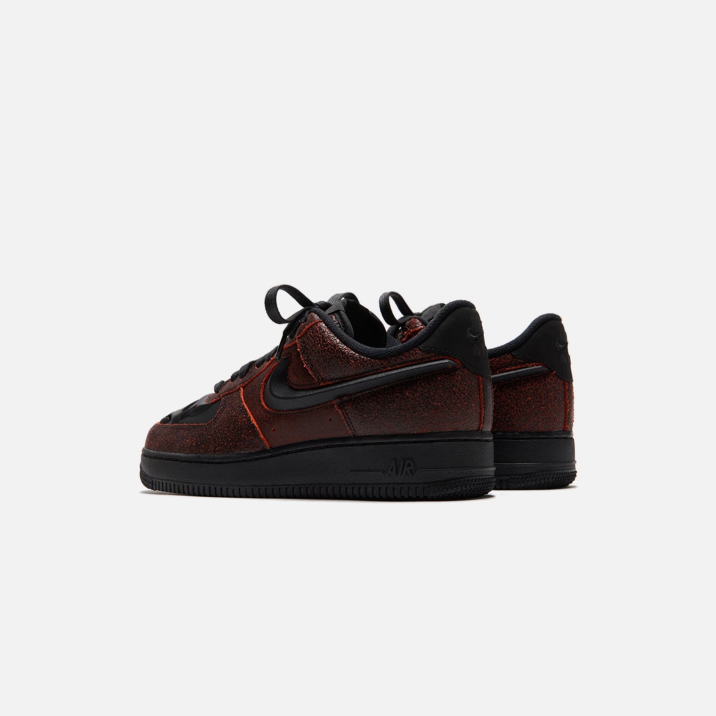 Men Kith Nike Air Force 1 Low - Black / Crimson