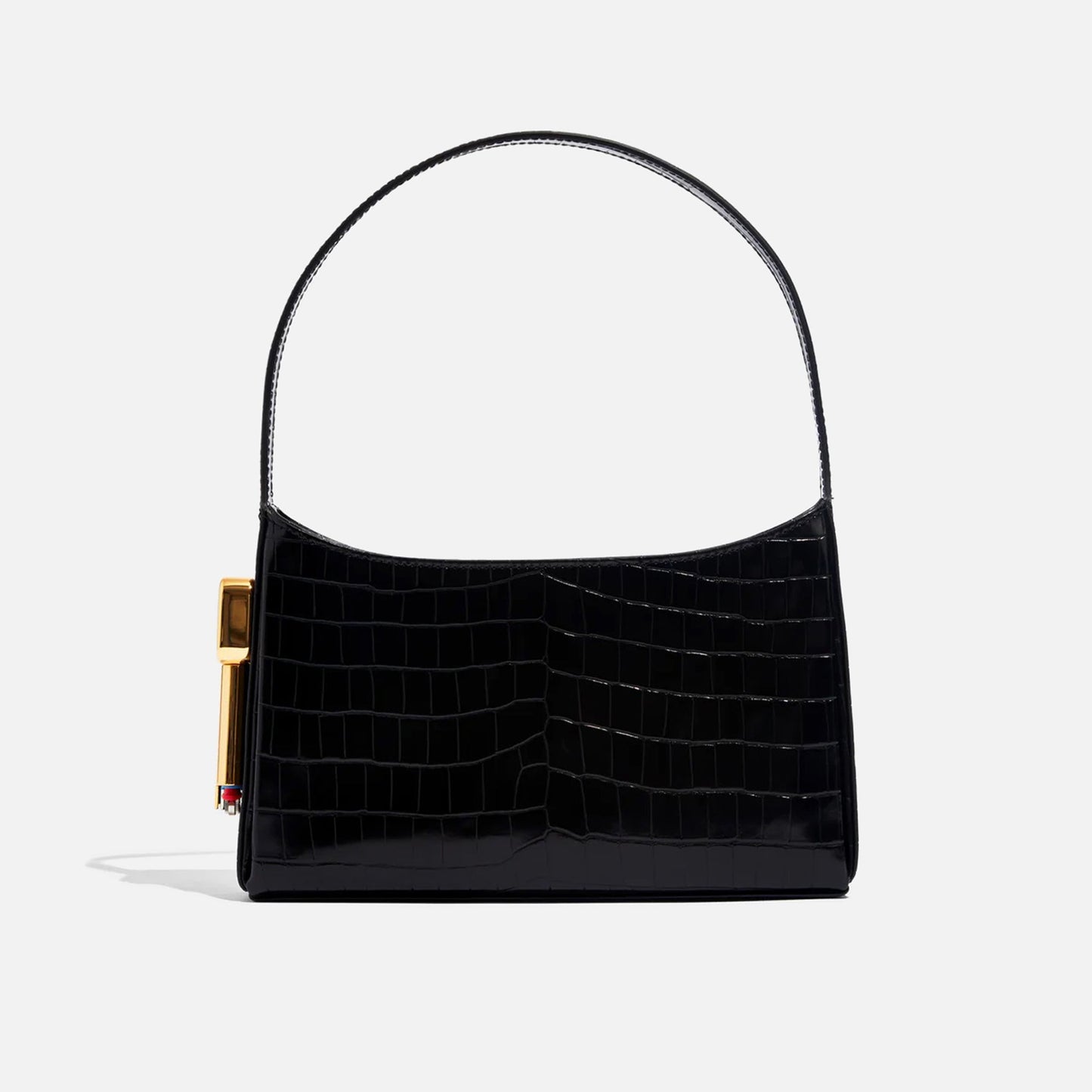 Women Kith Edie Parker Burn Shoulder Bag - Black Croc