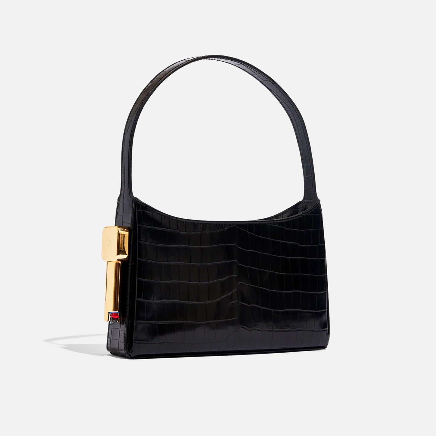 Women Kith Edie Parker Burn Shoulder Bag - Black Croc