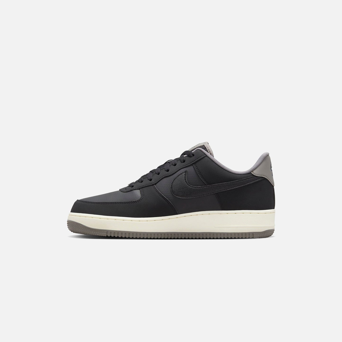 Men Kith Nike Air Force 1 '07 LV8 - Black / Flat Pewter / Coconut Milk