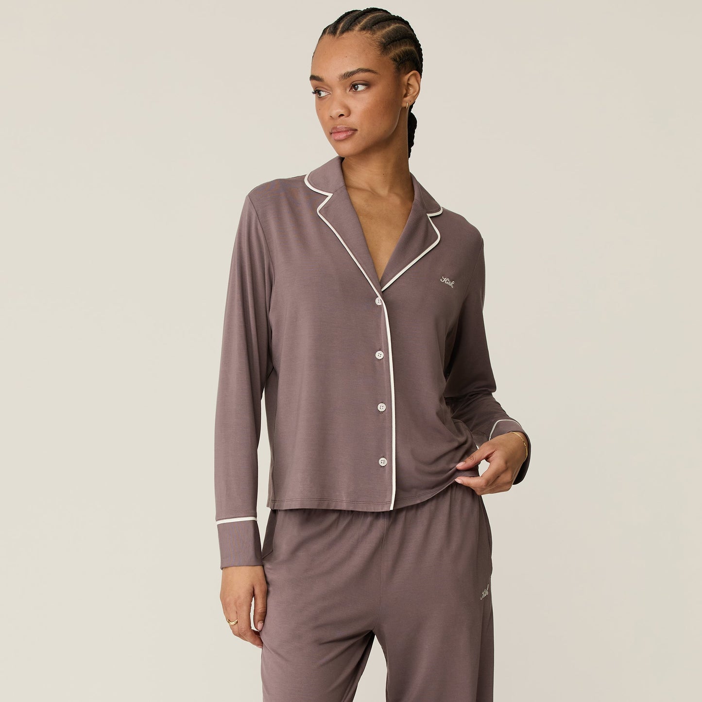 Women Kith Kith Women Pajama Set - Aubergine