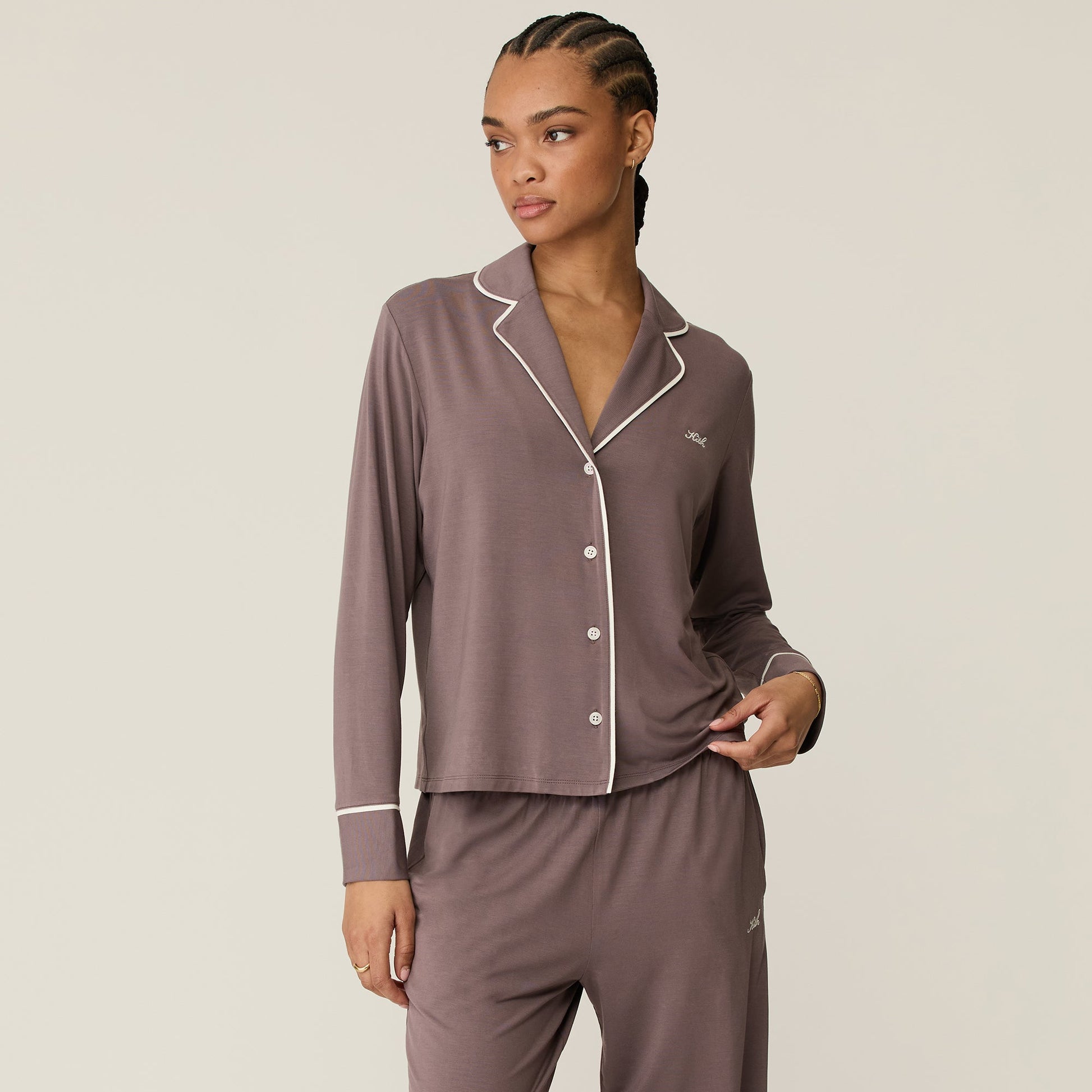 Women Kith Kith Women Pajama Set - Aubergine