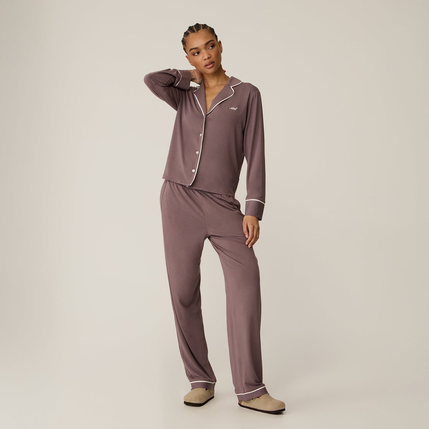 Women Kith Kith Women Pajama Set - Aubergine