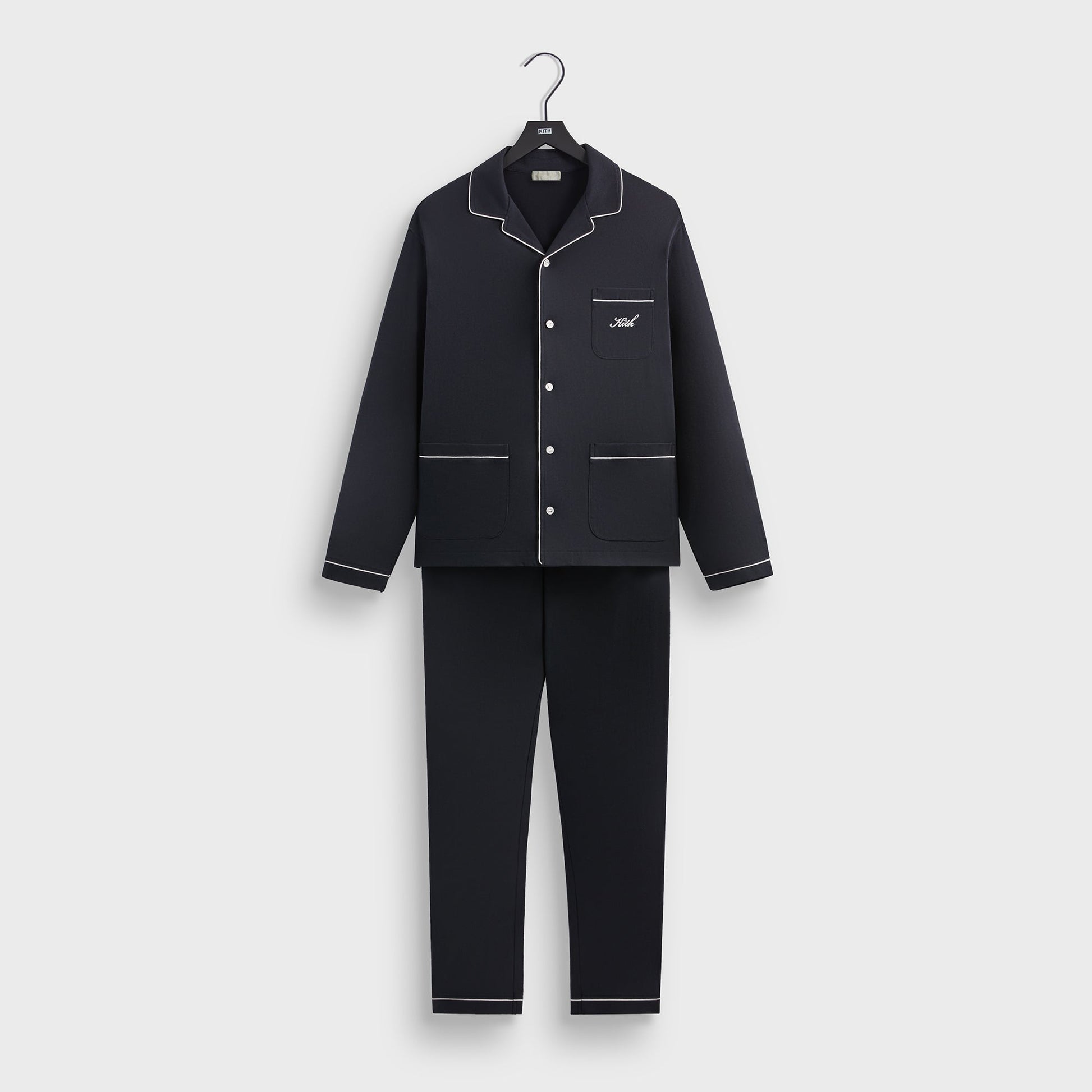 Men|Kids Kith Kith Script Pajama Set - Black