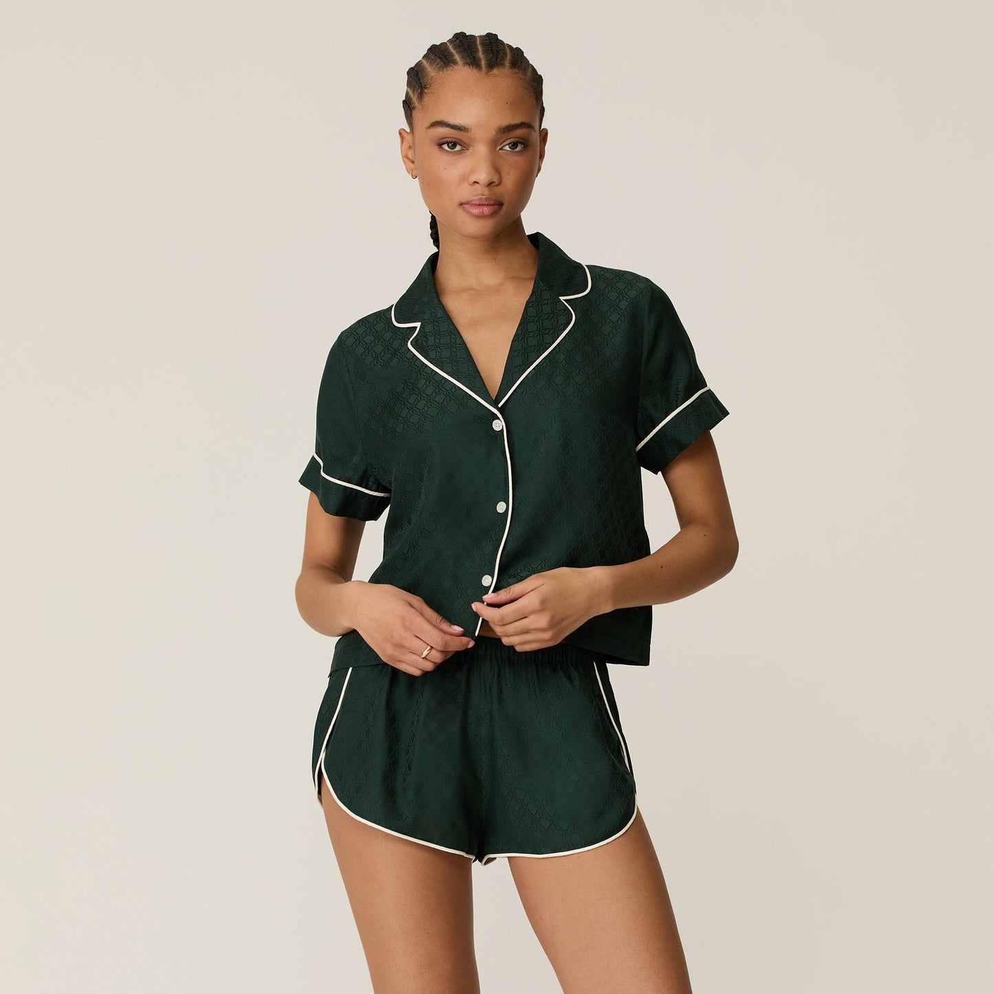 Women Kith Kith Women Crest Monogram Pajama Set - Stadium