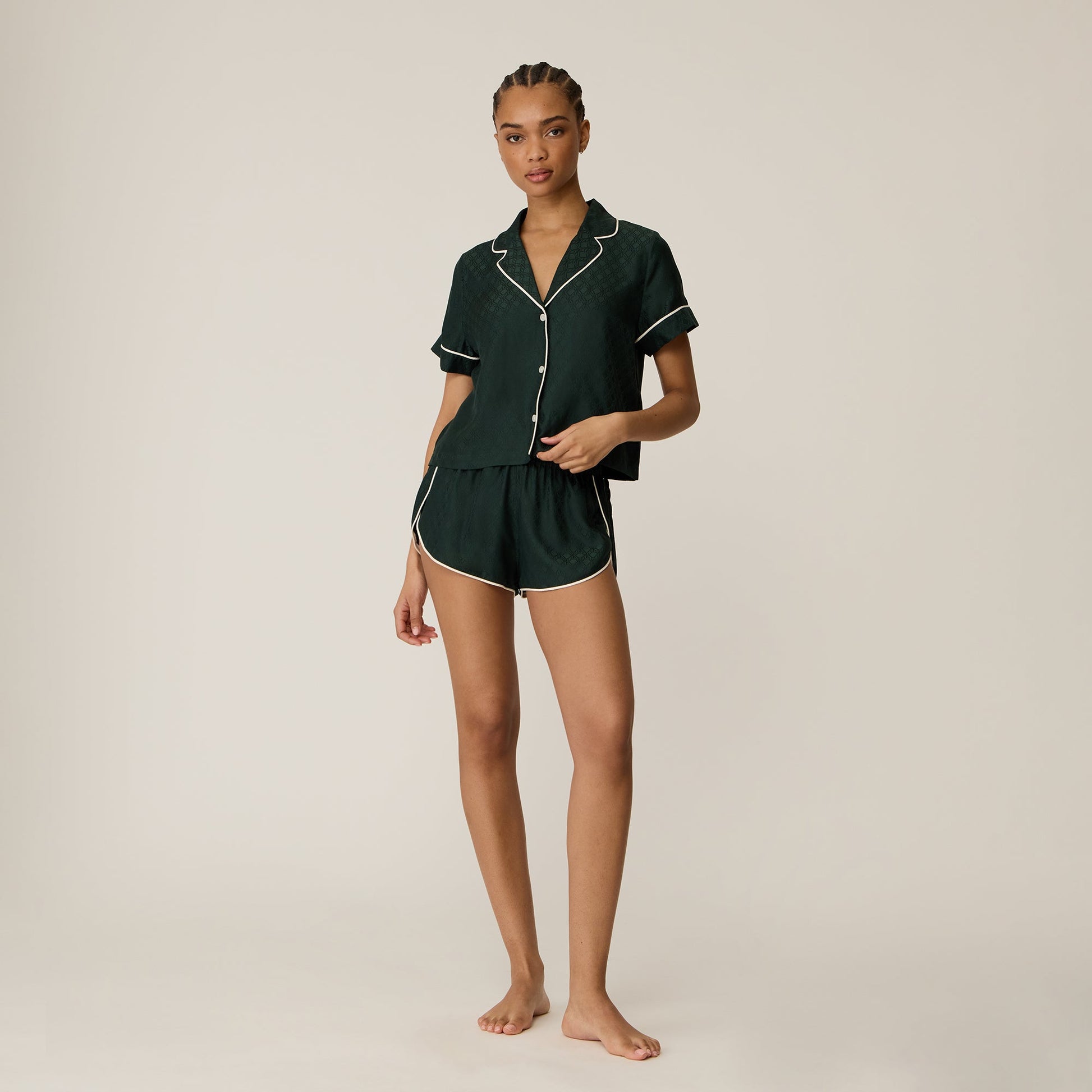 Women Kith Kith Women Crest Monogram Pajama Set - Stadium