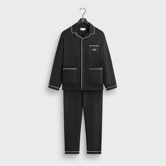 Men Kith Kith Crest Monogram Pajama Set - Black