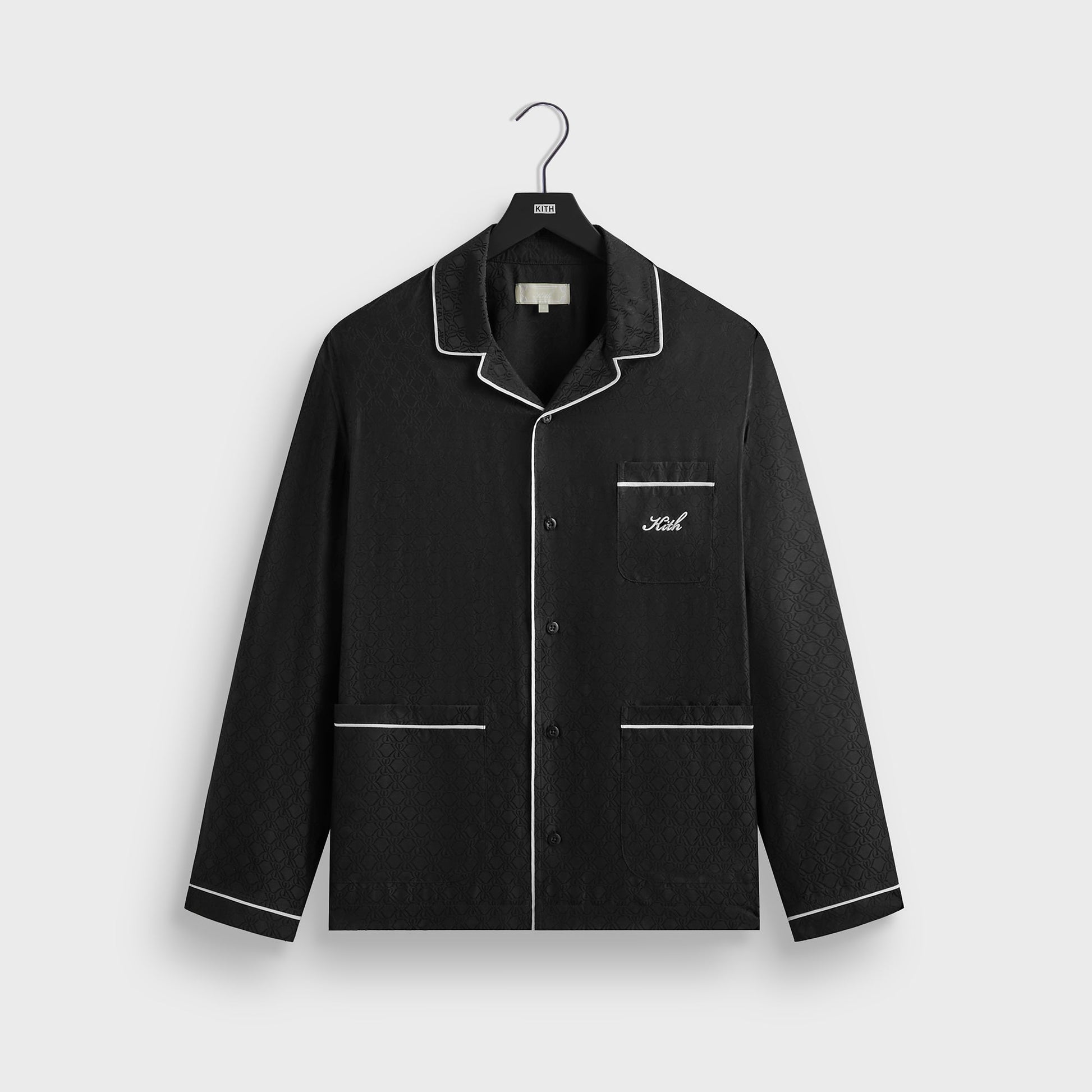 Men Kith Kith Crest Monogram Pajama Set - Black