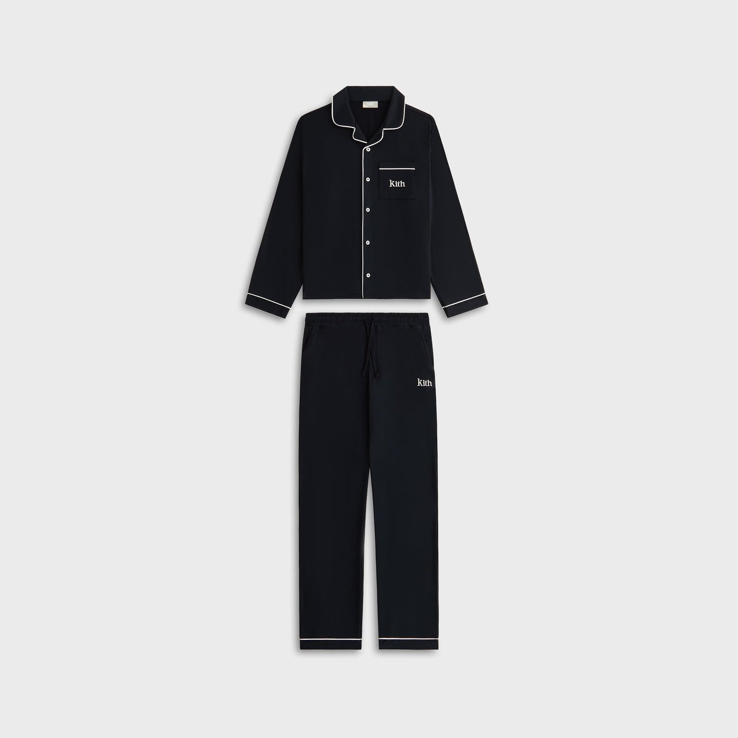 Kids Kith Kith Kids Pajama Set - Black