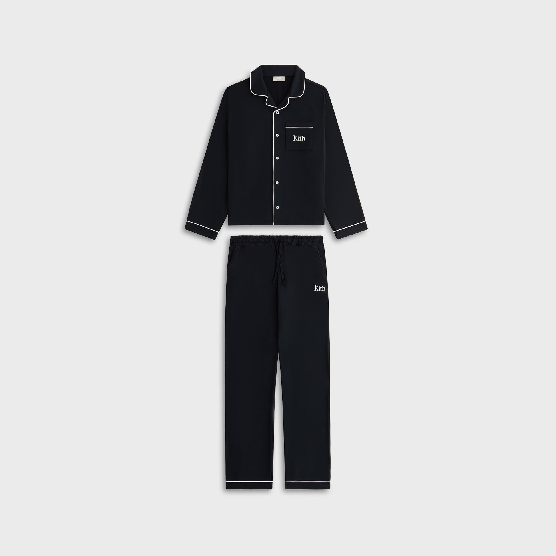 Kids Kith Kith Kids Pajama Set - Black