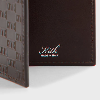 Men Kith Kith Monogram Bi-Fold Wallet - Incognito