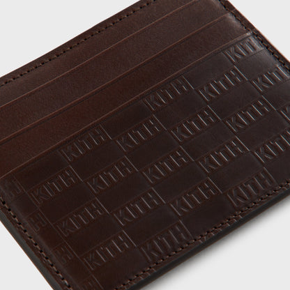 Men Kith Kith Monogram Card Holder - Incognito