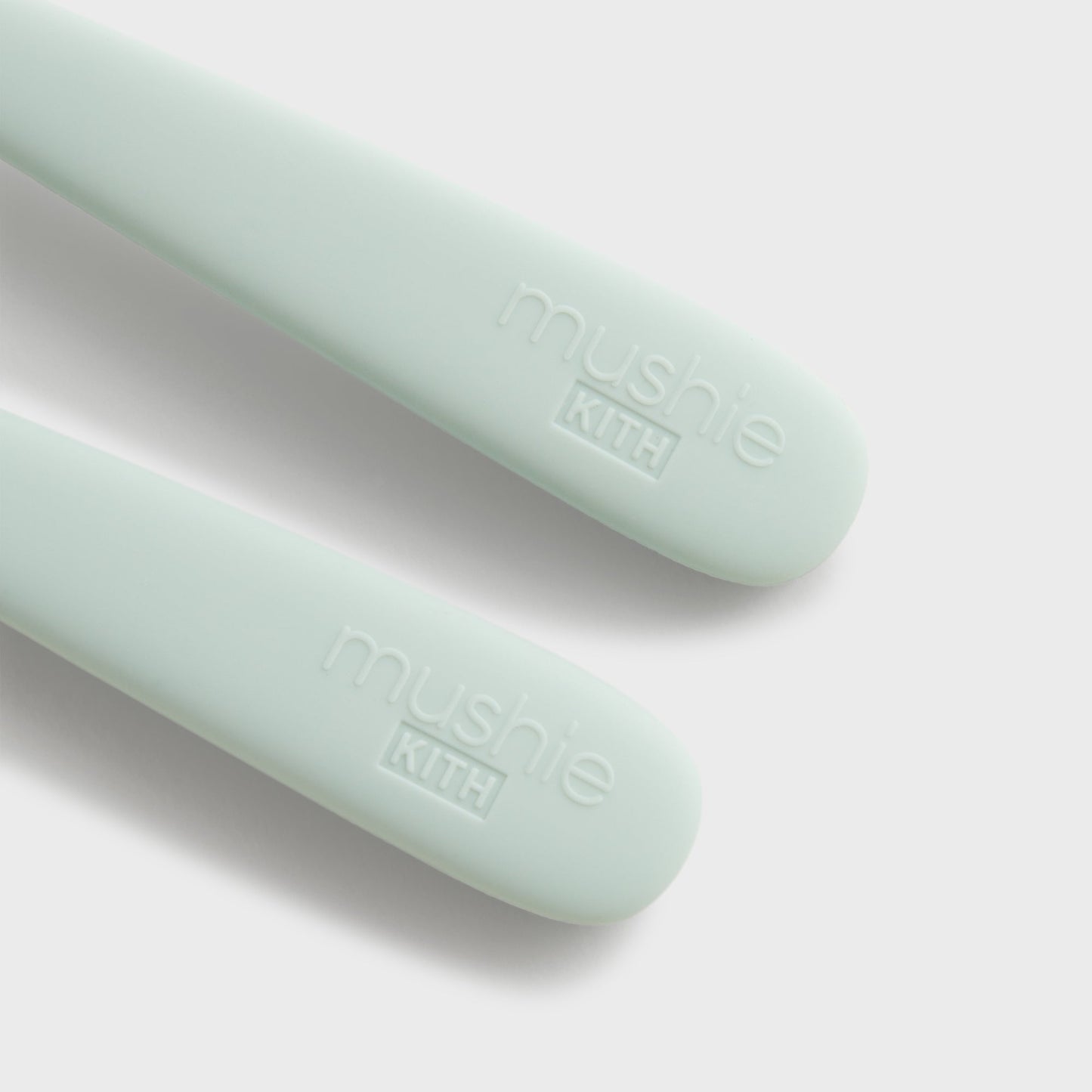 Kids|Women Kith Kith Kids for Mushie Silicone Feeding Spoon 2 Pack - Helium