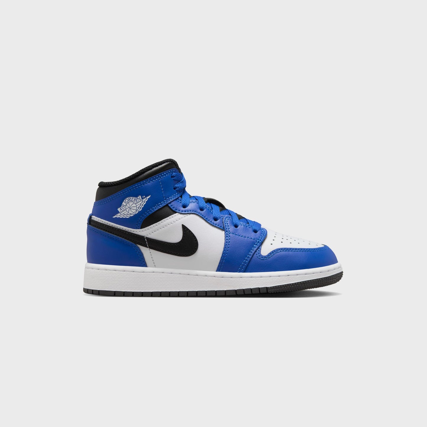 Men|Women|Kids Kith Jordan GS Air Jordan 1 Mid - Game Royal / Black / White