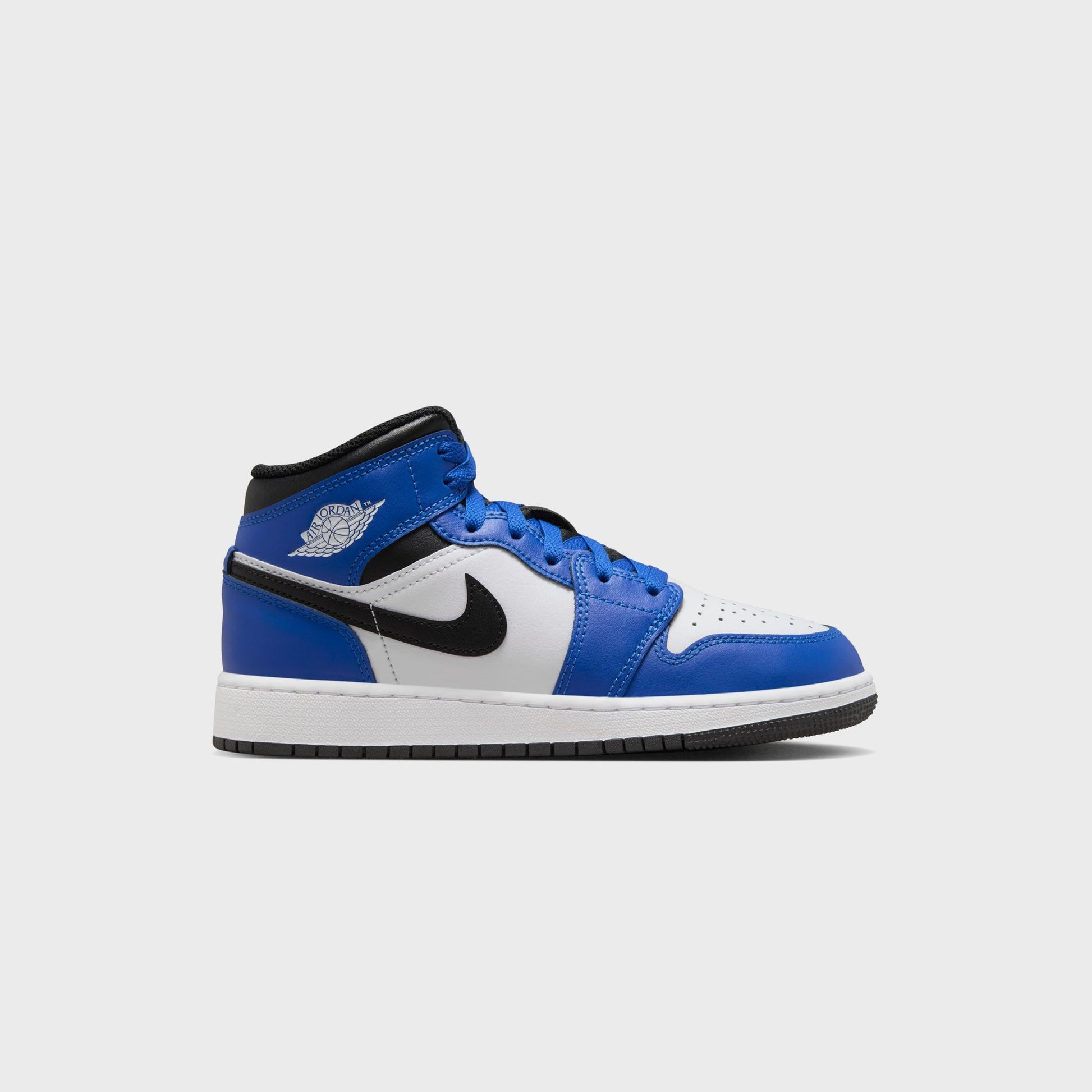 Men|Women|Kids Kith Jordan GS Air Jordan 1 Mid - Game Royal / Black / White