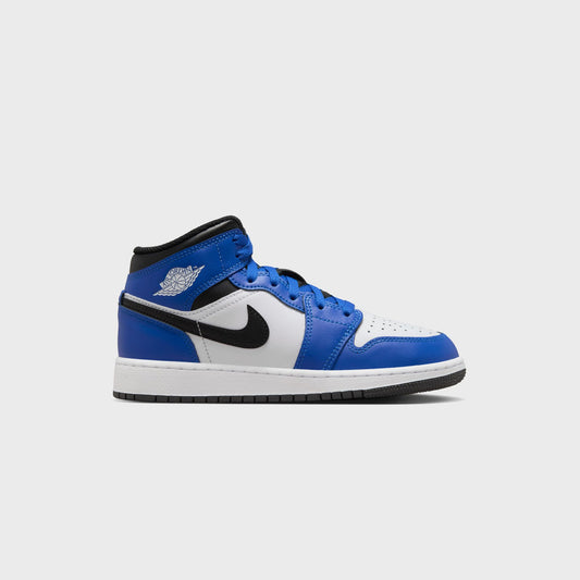 Men|Women|Kids Kith Jordan GS Air Jordan 1 Mid - Game Royal / Black / White
