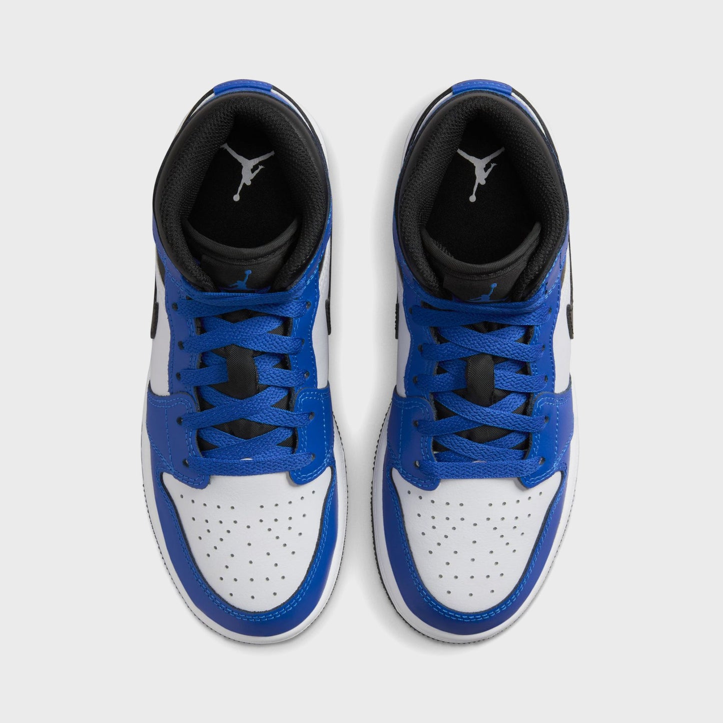 Men|Women|Kids Kith Jordan GS Air Jordan 1 Mid - Game Royal / Black / White