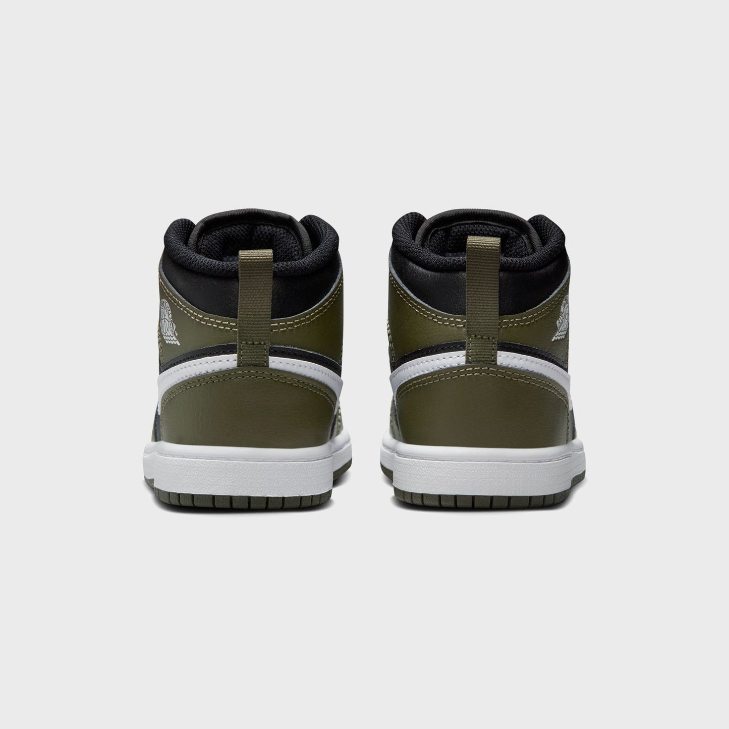 Men|Women|Kids Kith Jordan PS Air Jordan 1 Mid - Black / Medium Olive