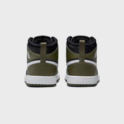 Men|Women|Kids Kith Jordan PS Air Jordan 1 Mid - Black / Medium Olive