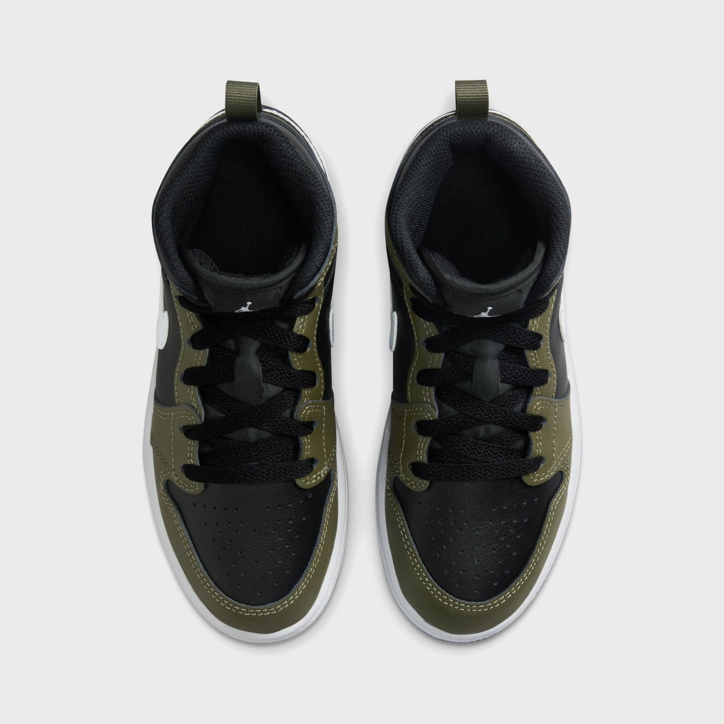 Men|Women|Kids Kith Jordan PS Air Jordan 1 Mid - Black / Medium Olive
