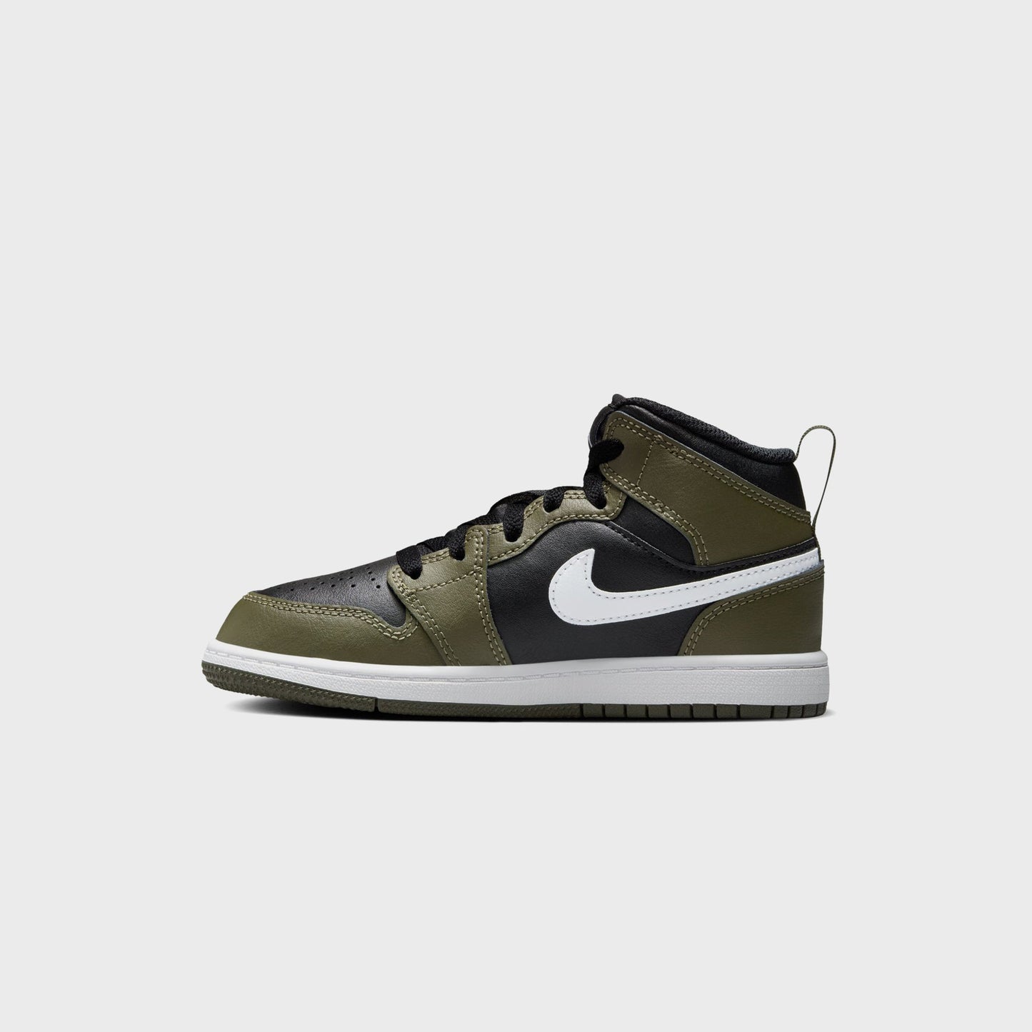 Men|Women|Kids Kith Jordan PS Air Jordan 1 Mid - Black / Medium Olive