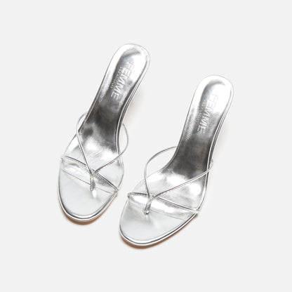 Women Kith Femme LA Sicilian Slipper - Platinum