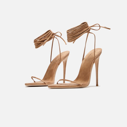 Women Kith Femme LA Soleil Lace Up - Glazed Camel