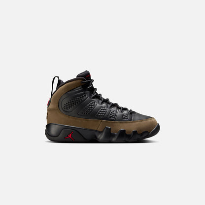 Kids Kith Jordan GS Air Jordan 9 Retro - Black / Light Olive / Varsity Red