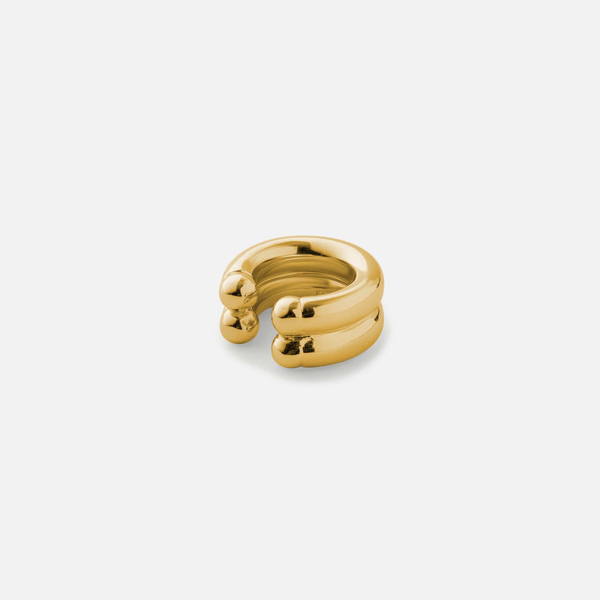 Men|Women Kith Eliou Double Regina Cuff - Gold