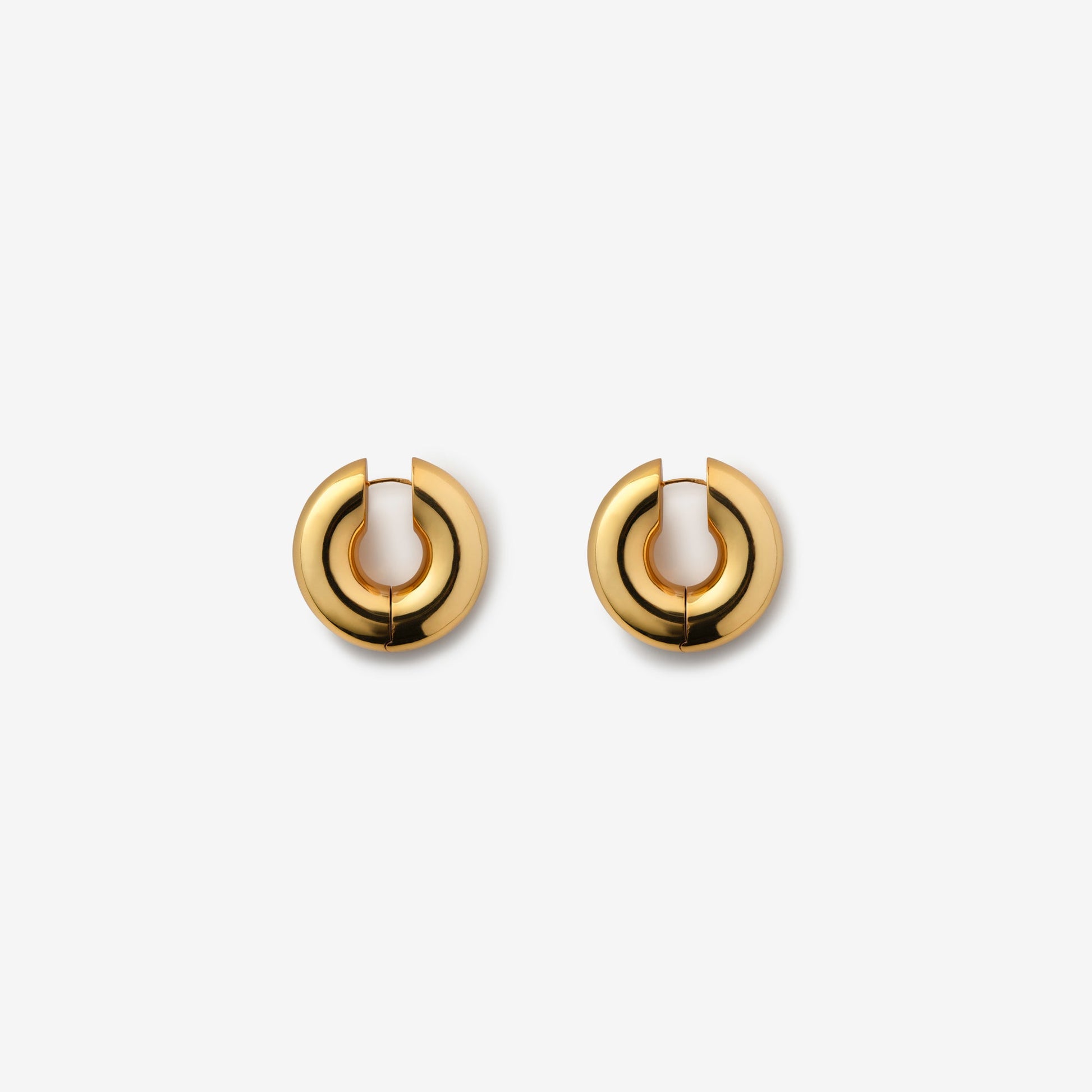 Men|Women Kith Eliou Jumbo Devon Hoops - Gold