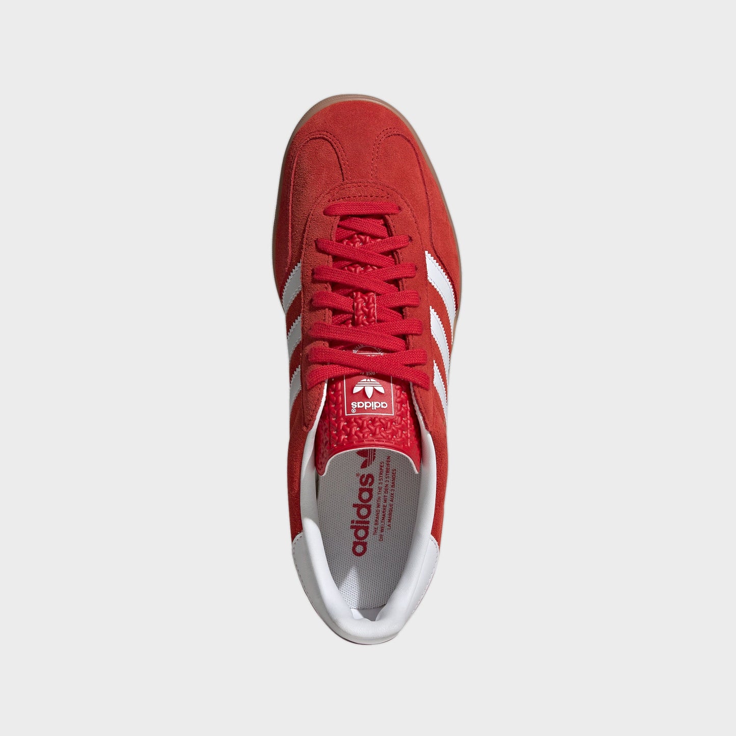 Men Kith adidas Gazelle Indoor - Better Scarlet / Cloud White / Gum