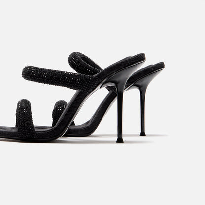 Men|Women Kith Alexander Wang Julie Tubular Sandal - Washed Black