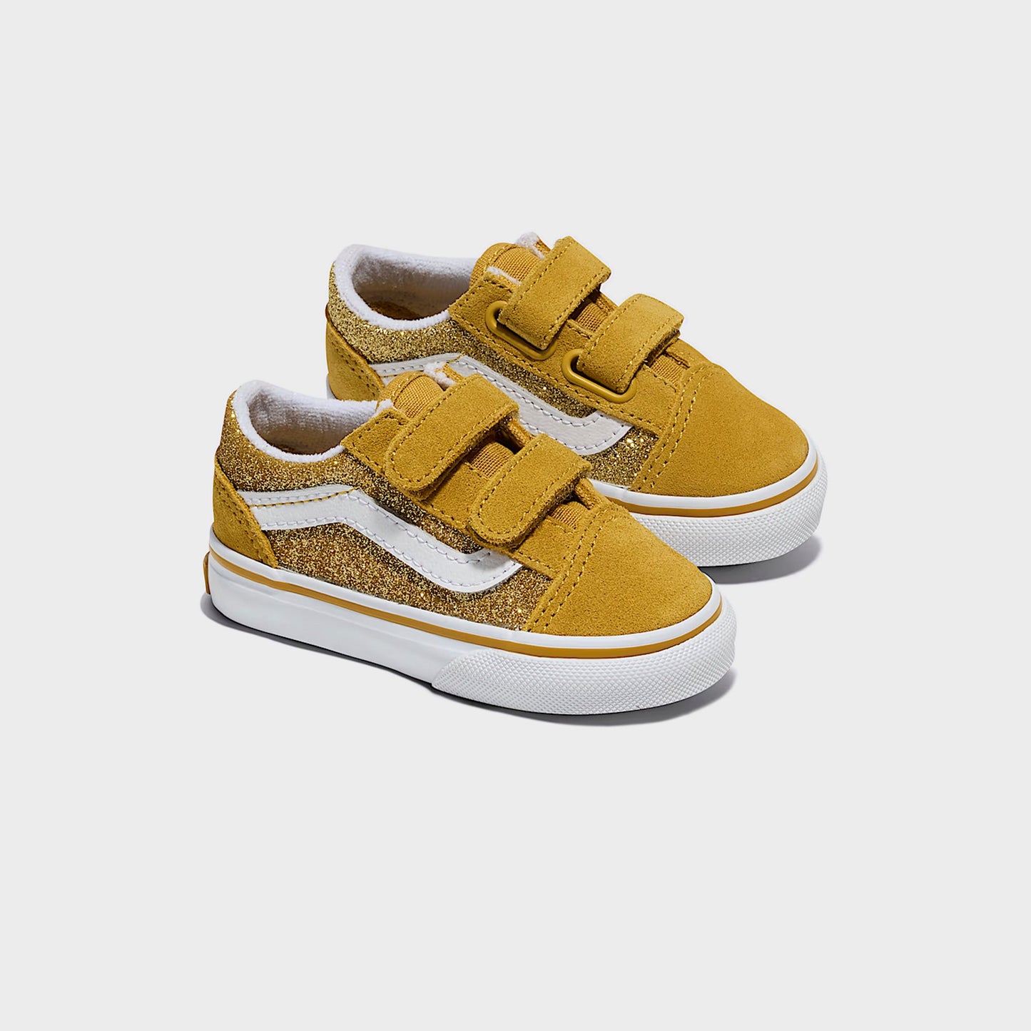 Kids Kith VANS PS Old Skool Glitter - Champagne Gold