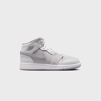 Men|Women|Kids Kith Jordan Air Jordan 1 Mid SE - Summit White / Metallic Silver
