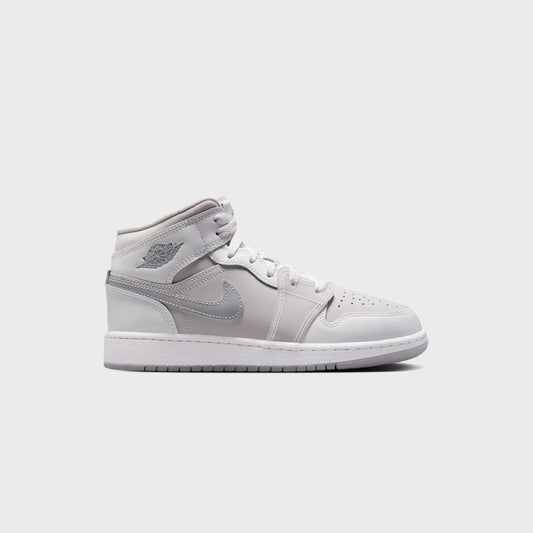 Men|Women|Kids Kith Jordan Air Jordan 1 Mid SE - Summit White / Metallic Silver