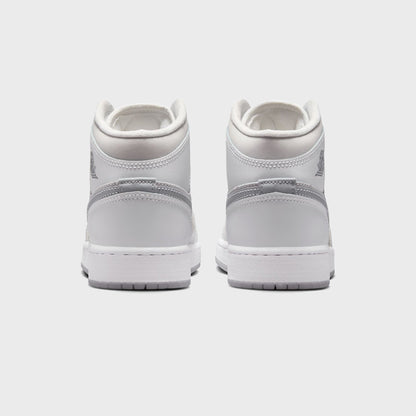 Men|Women|Kids Kith Jordan Air Jordan 1 Mid SE - Summit White / Metallic Silver
