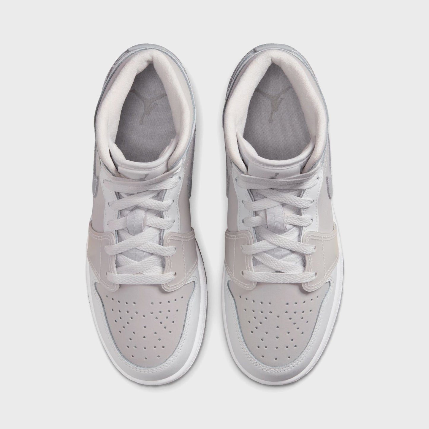Men|Women|Kids Kith Jordan Air Jordan 1 Mid SE - Summit White / Metallic Silver